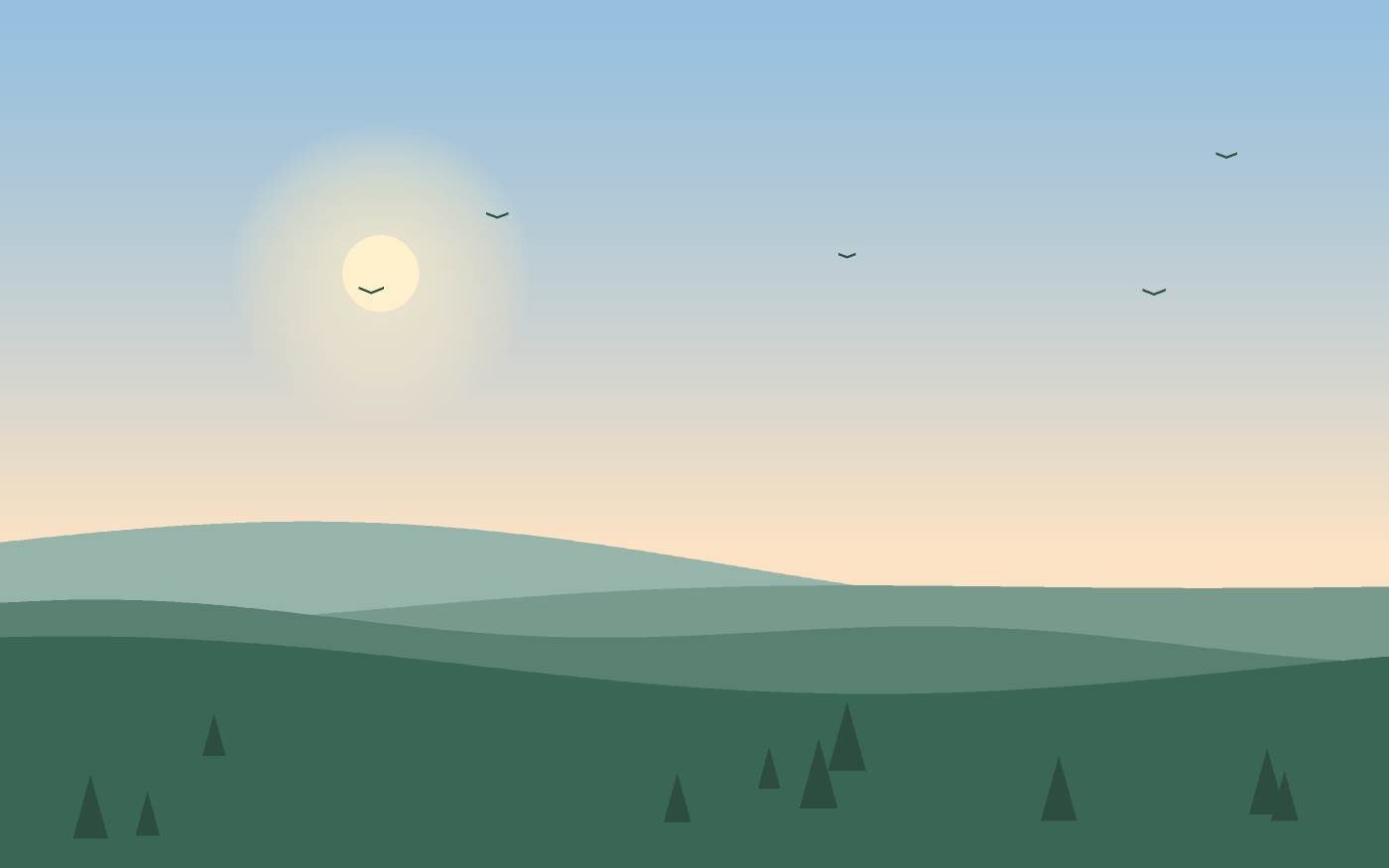Landschapsillustratie