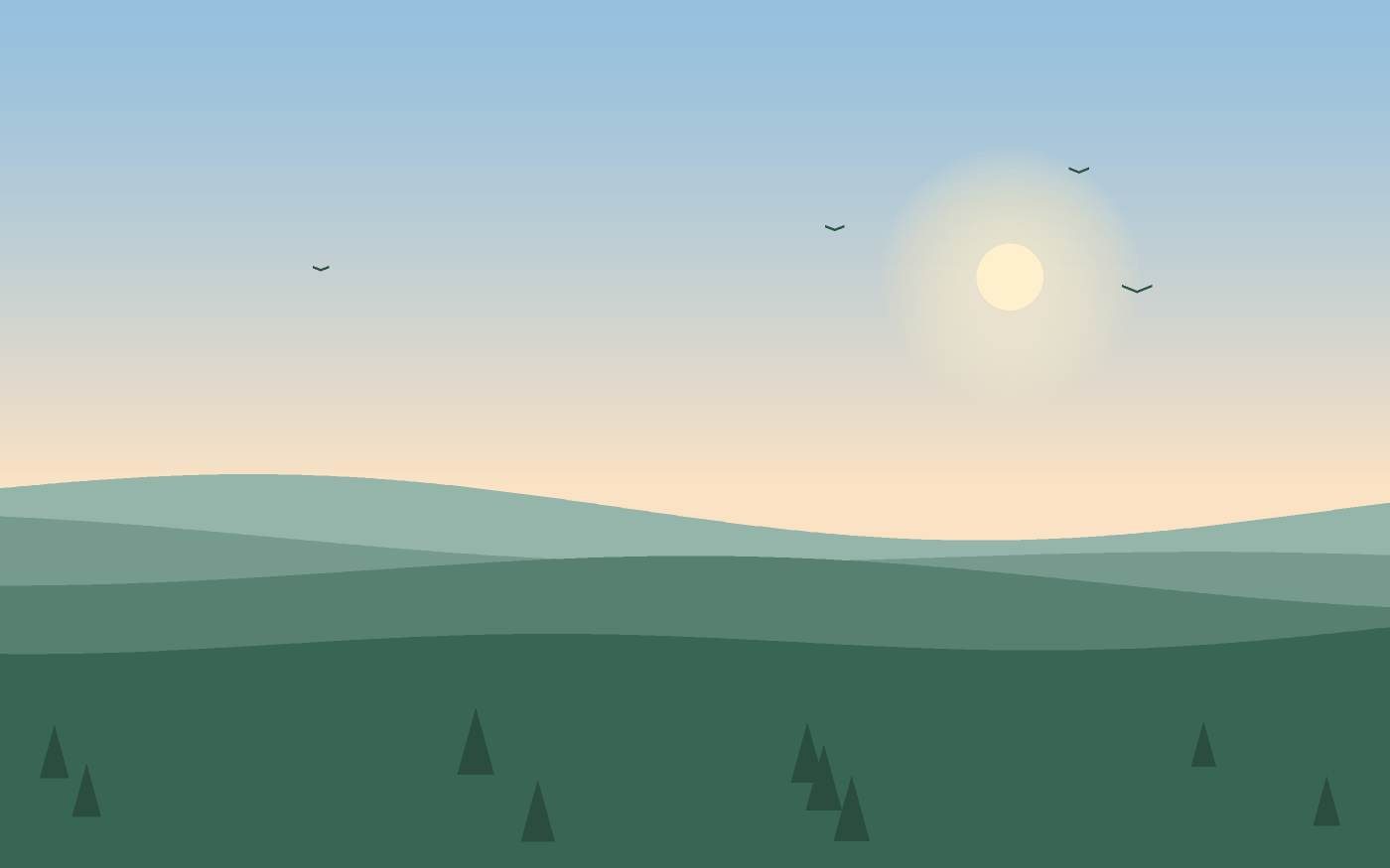 Ilustrace krajiny