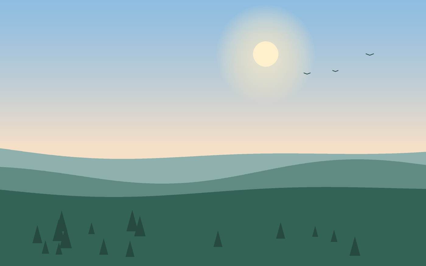 Ilustrace krajiny