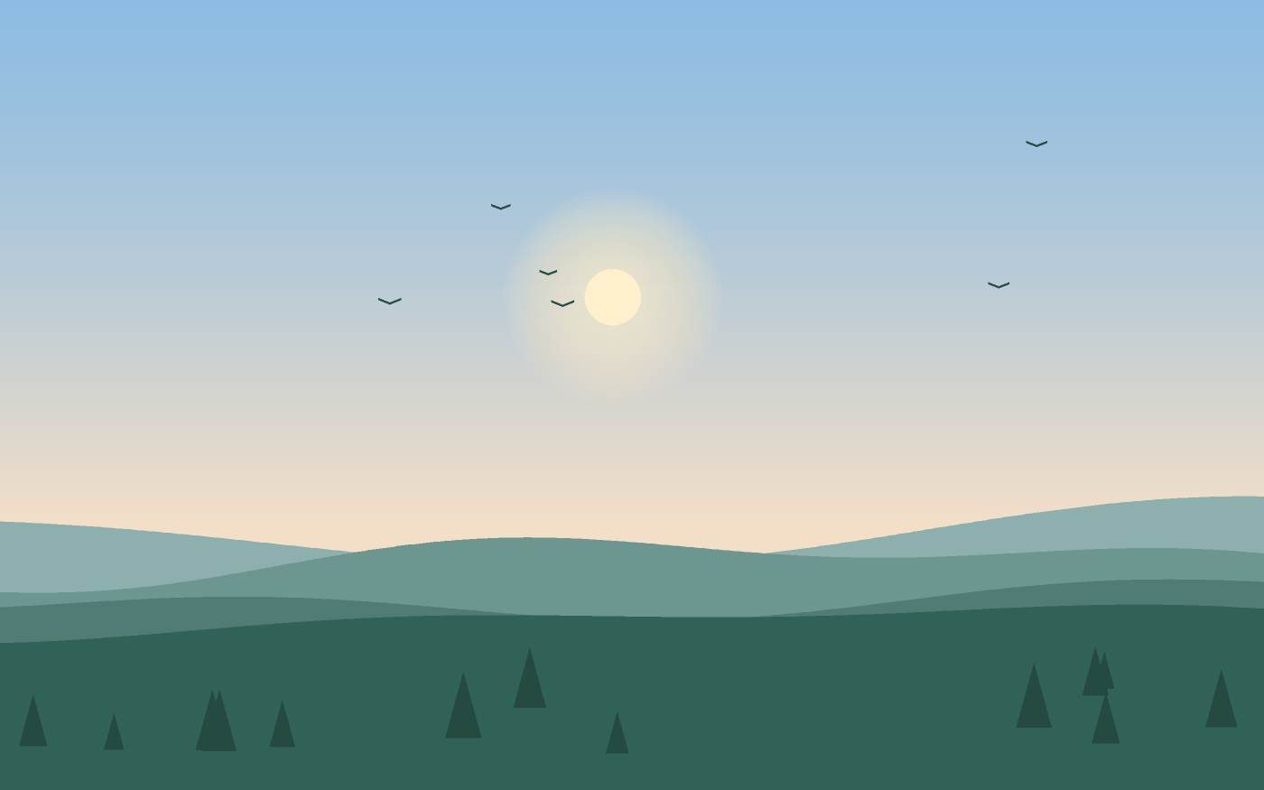 Landschaftsillustration