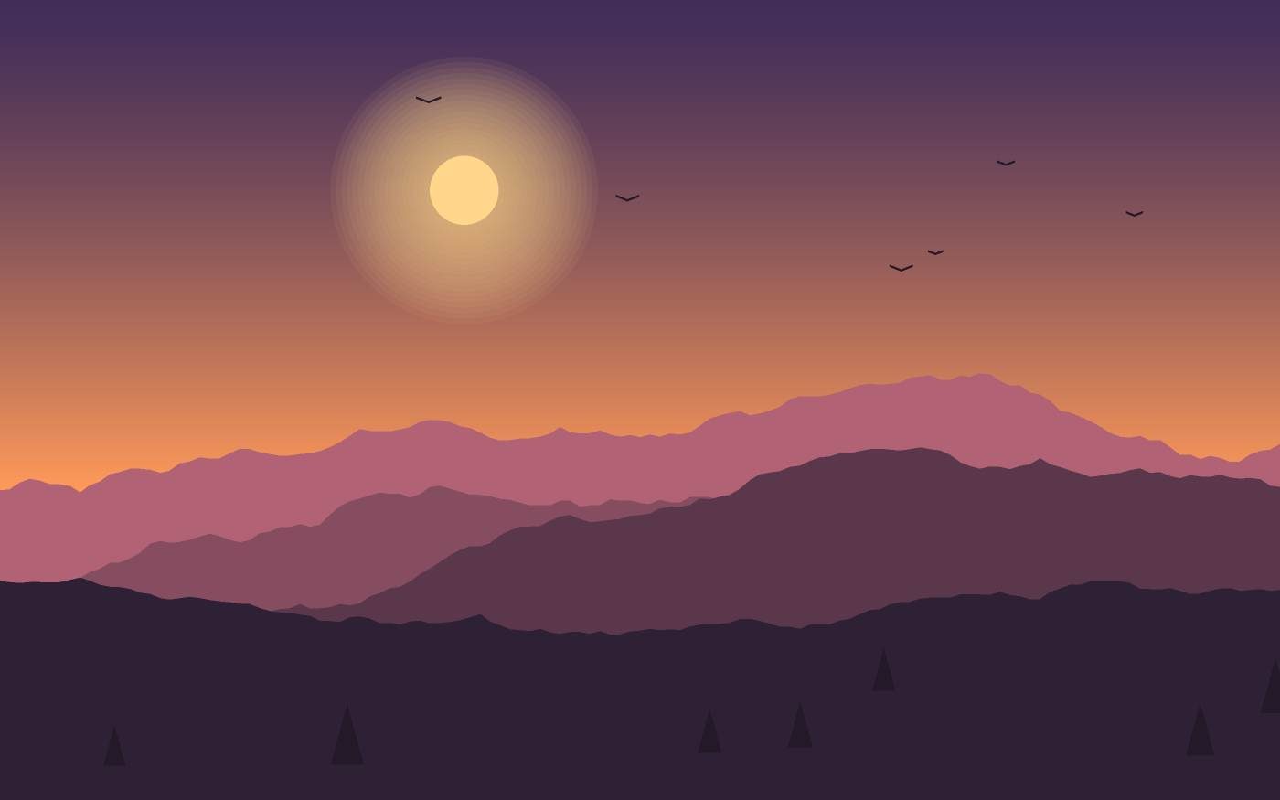 Landschaftsillustration