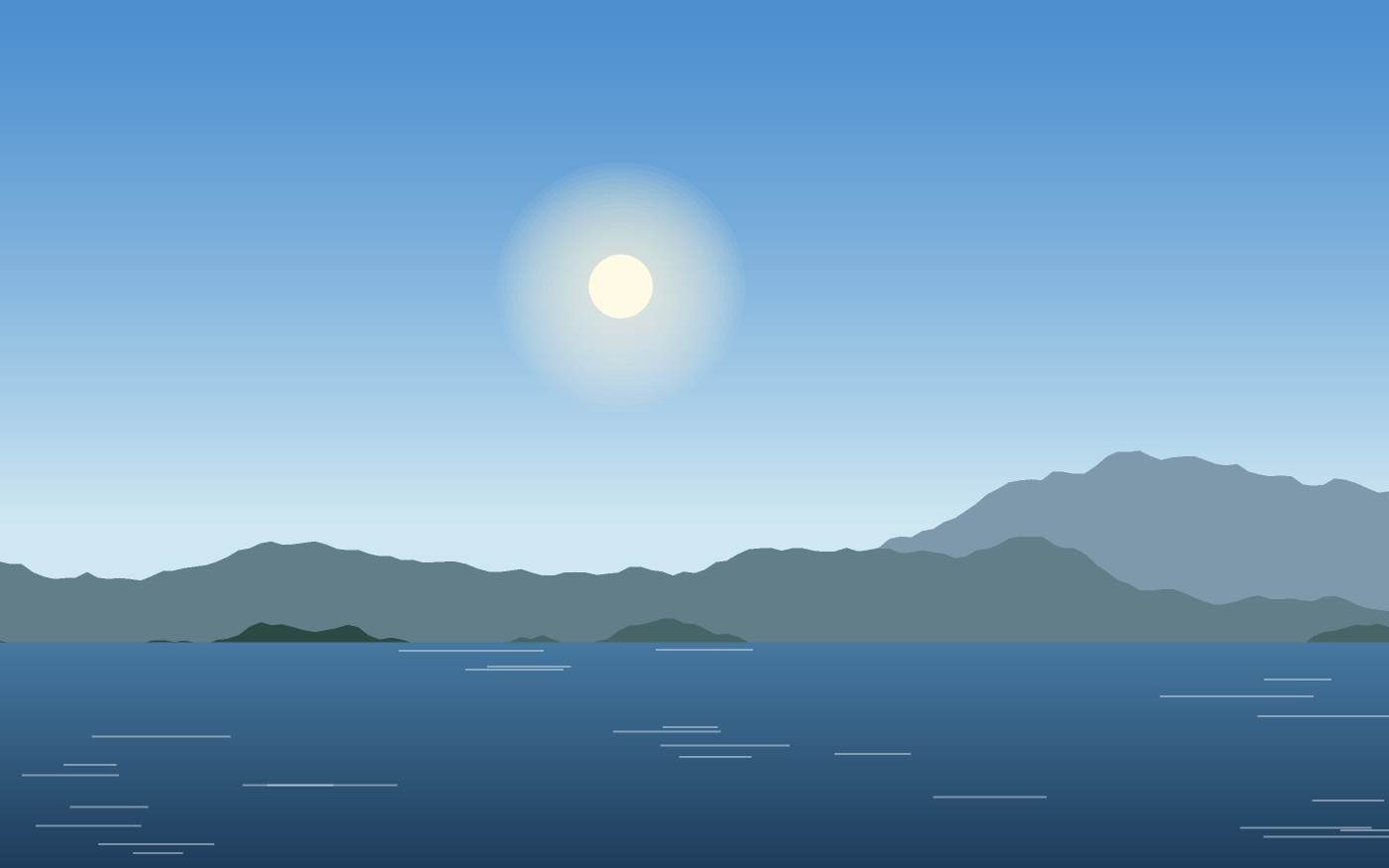 Landschaftsillustration