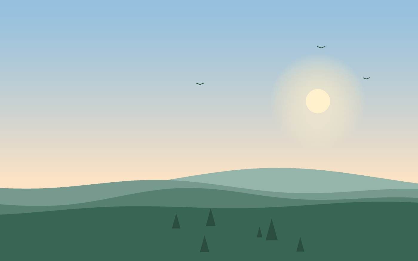 Ilustración de un paisaje