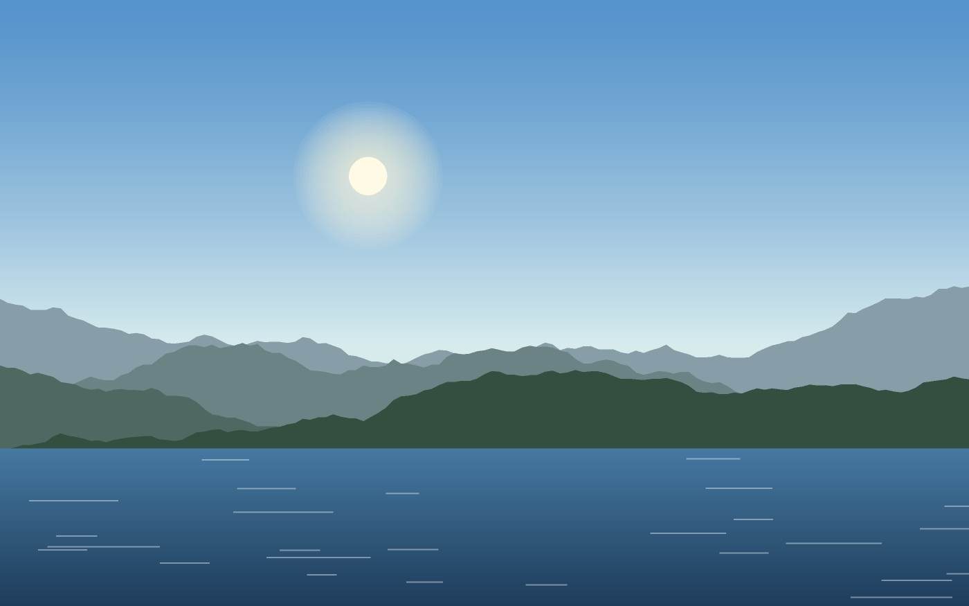 Landschapsillustratie