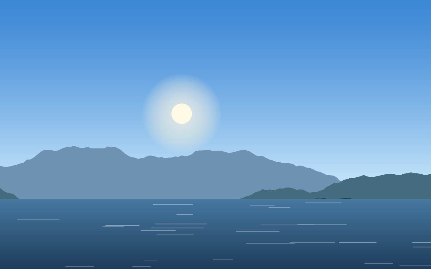 Landschapsillustratie
