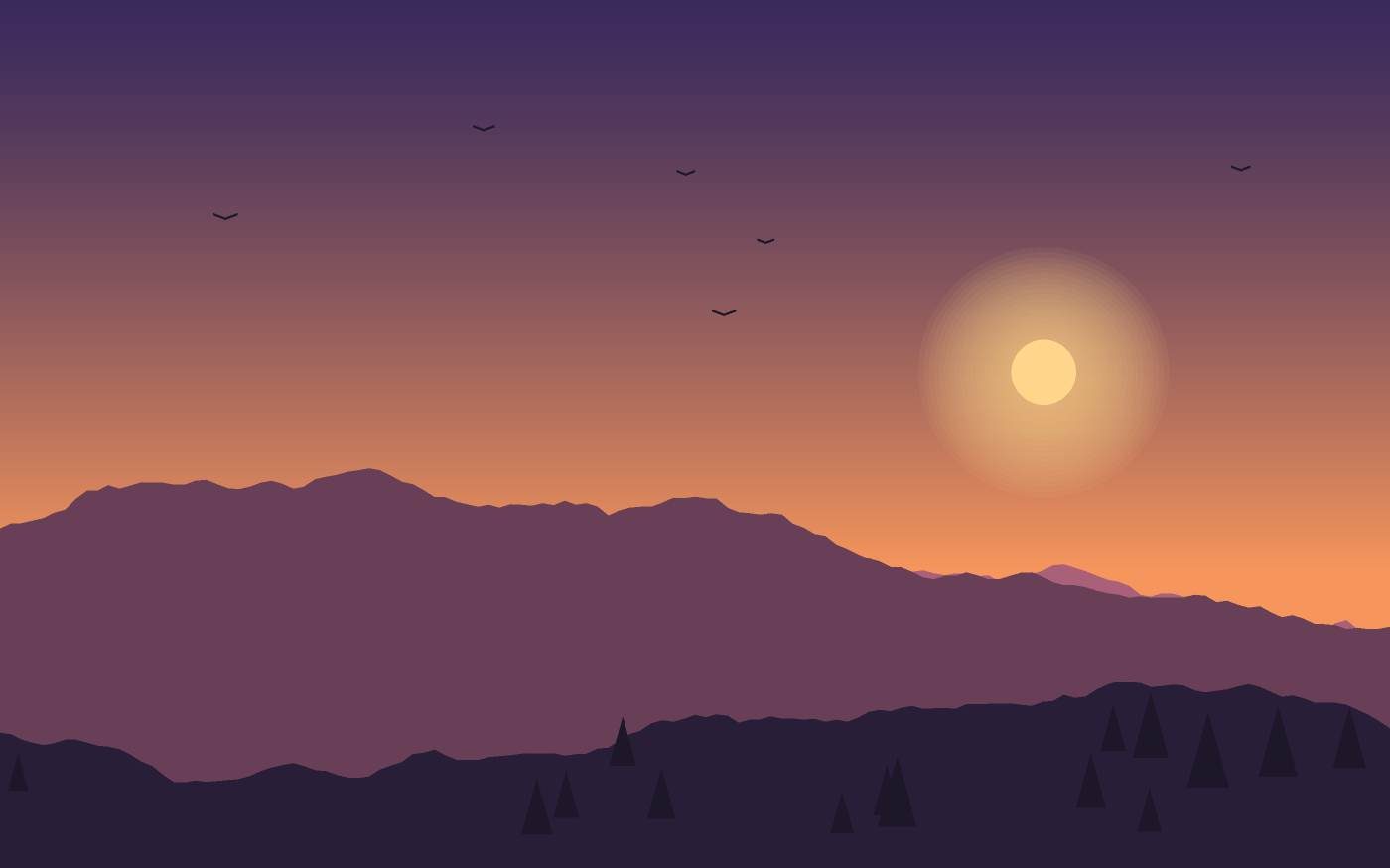 Ilustracja krajobrazu