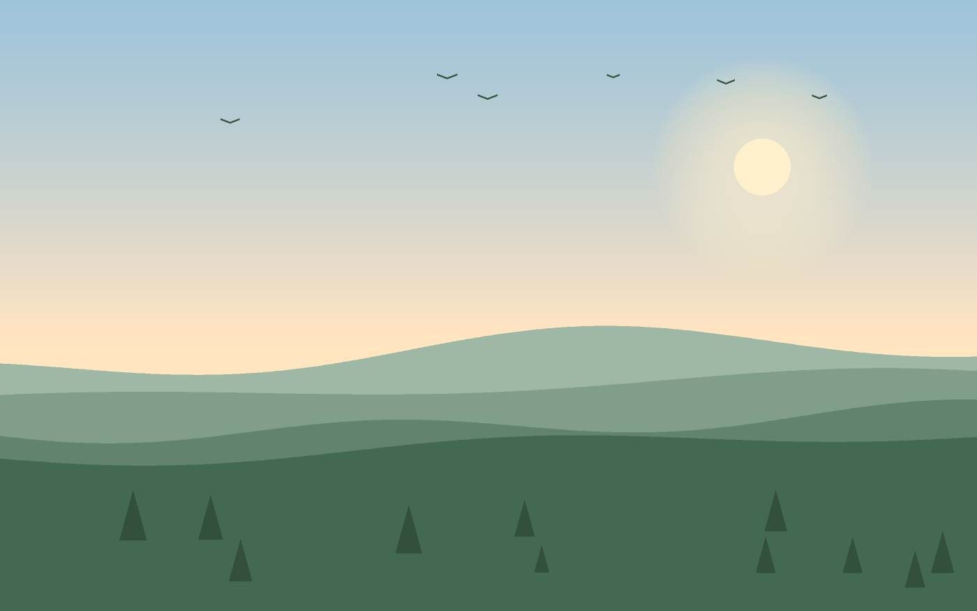 Landskapsillustration